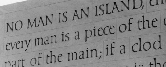 No Man is an Island